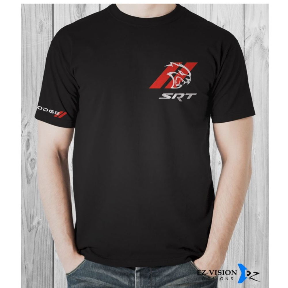 Dodge SRT Hellcat Red Stripes S M L XL 2XL 3XL